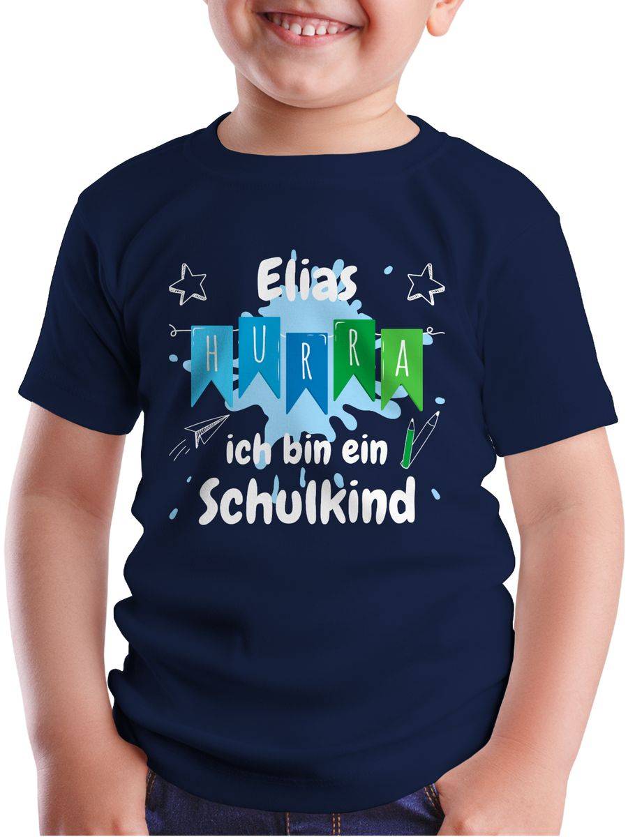 Shirtracer Hurra Ich Bin Ein Schulkind Shirts & Mehr Shirtracer