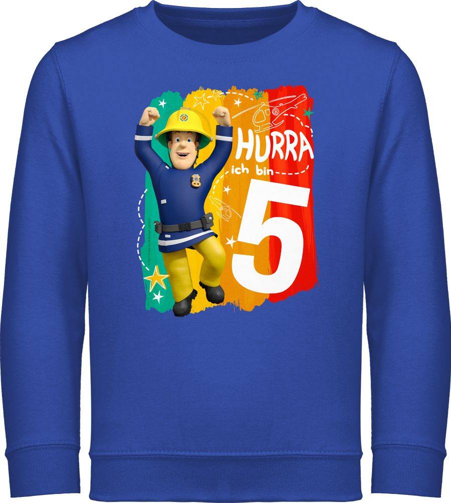 Shirtracer Hurra ich bin Fünf - Sam: T-Shirt Turnbeutel Shirtracer