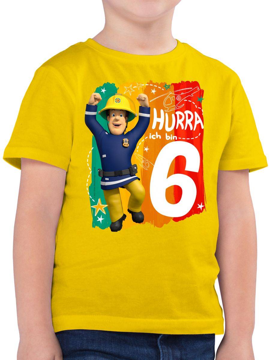 Shirtracer Hurra ich bin Sechs - Sam: Tshirt Rucksack Shirtracer