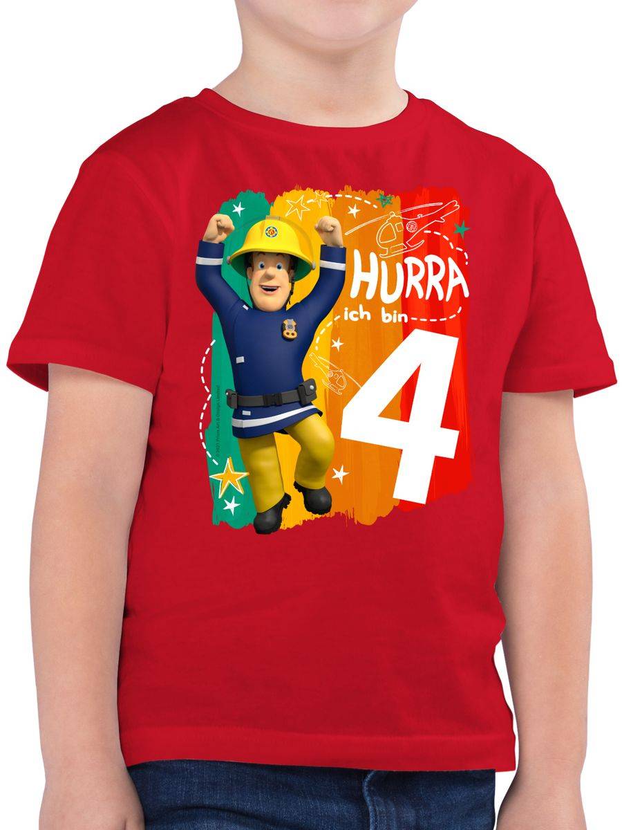 Shirtracer Hurra Ich Bin Vier - Sam Shirts & Mehr Shirtracer