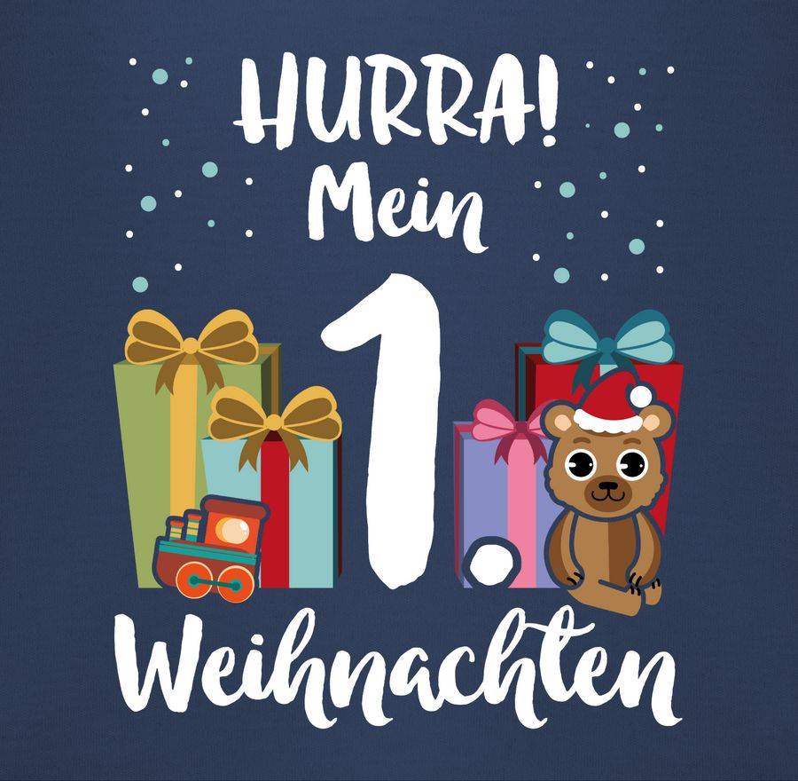 Shirtracer Hurra! Mein 1. Weihnachten - Weiß Shirts & Mehr Shirtracer