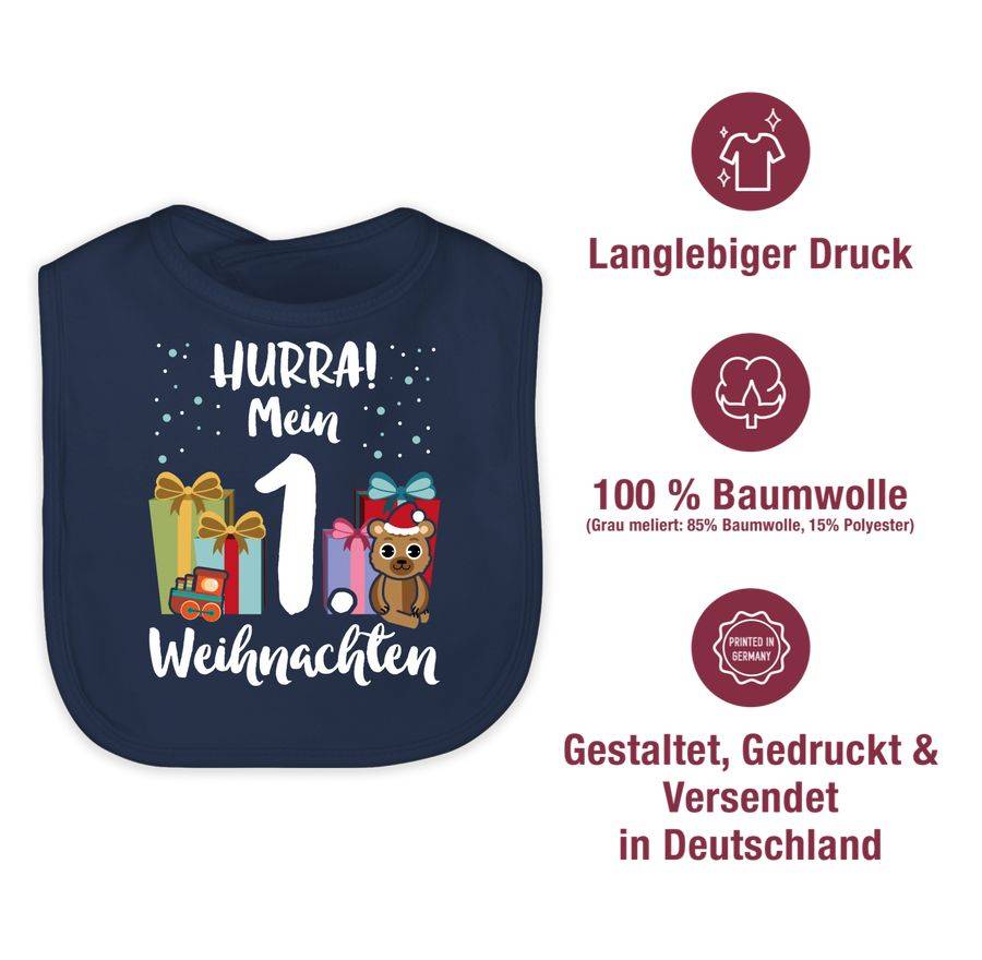 Shirtracer Hurra! Mein 1. Weihnachten - Weiß Shirts & Mehr Shirtracer