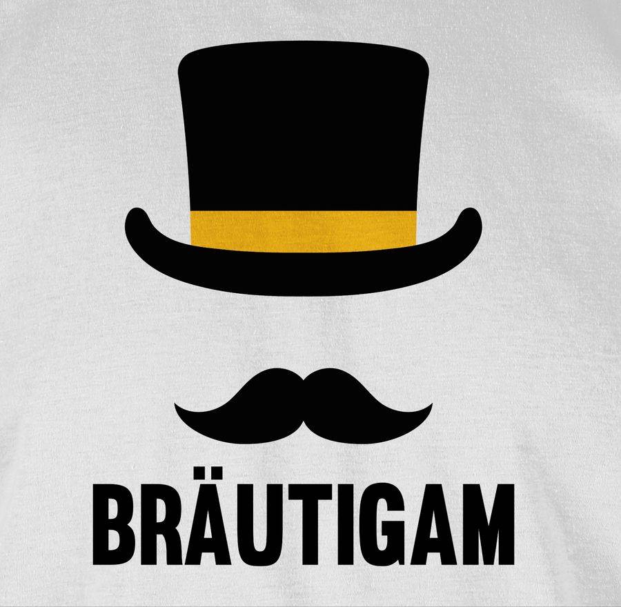 Shirtracer Hut - Bräutigam: T-Shirt Turnbeutel Shirtracer