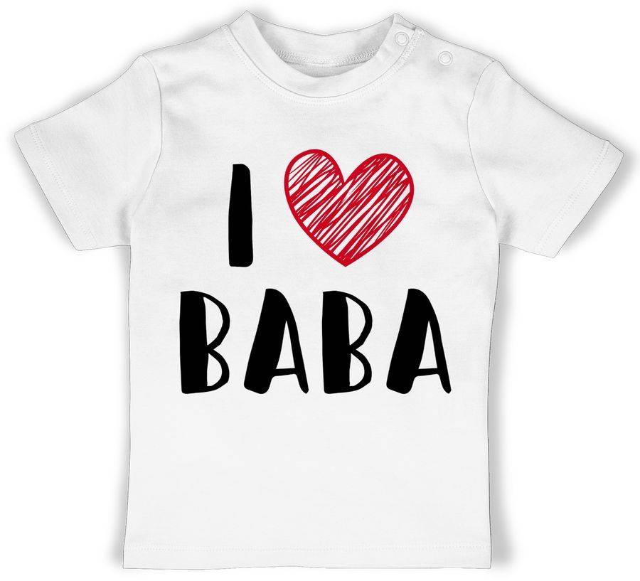 Shirtracer I Love Baba: Tshirt Turnbeutel Shirtracer
