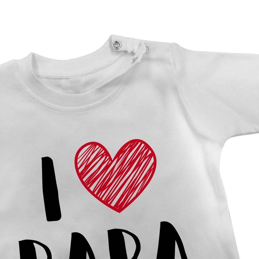 Shirtracer I Love Baba: Tshirt Turnbeutel Shirtracer
