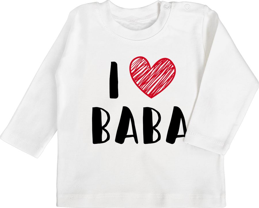 Shirtracer I Love Baba: Tshirt Turnbeutel Shirtracer