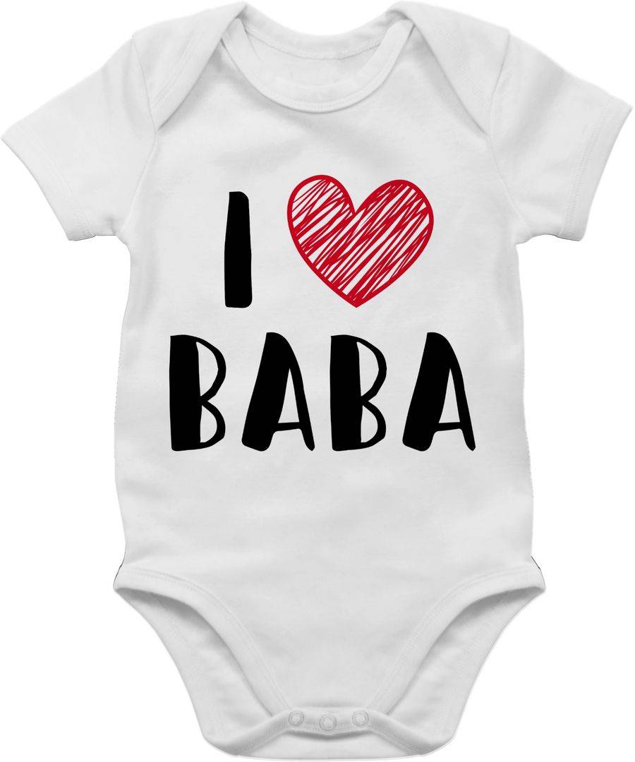Shirtracer I Love Baba: Tshirt Turnbeutel Shirtracer