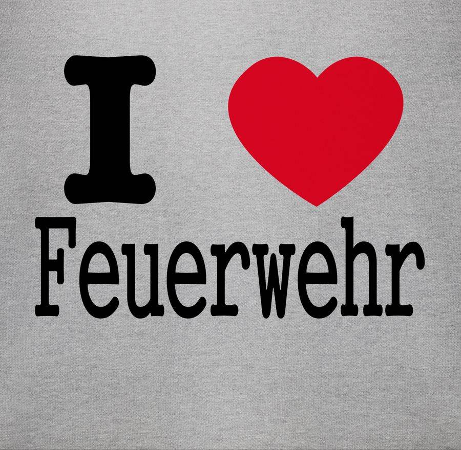 Shirtracer I Love Feuerwehr: Tshirt Gym Bag Shirtracer