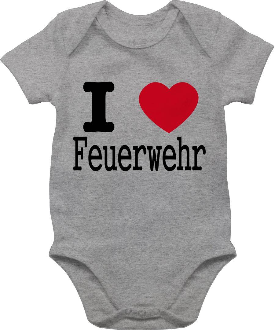Shirtracer I Love Feuerwehr: Tshirt Gym Bag Shirtracer
