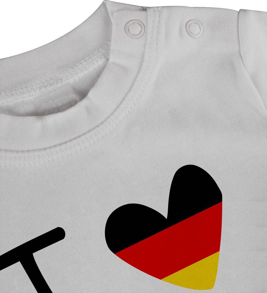 Shirtracer I Love Germany: T-Shirt Turnbeutel Shirtracer