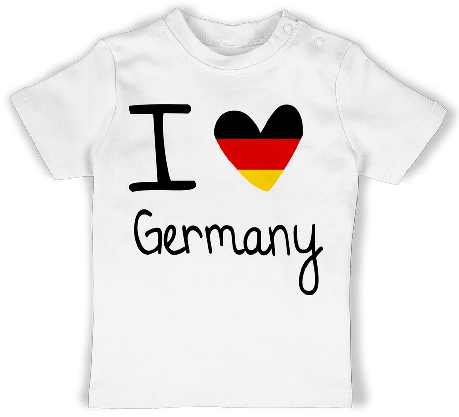 Shirtracer I love Germany: T-Shirt Turnbeutel Shirtracer