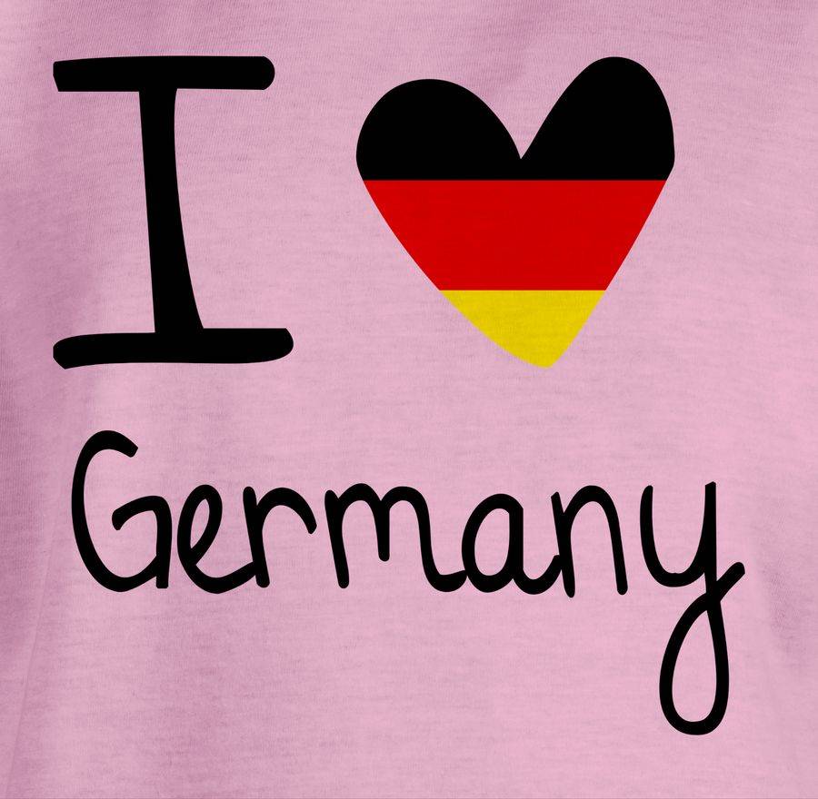 Shirtracer I Love Germany: T-Shirt Turnbeutel Shirtracer
