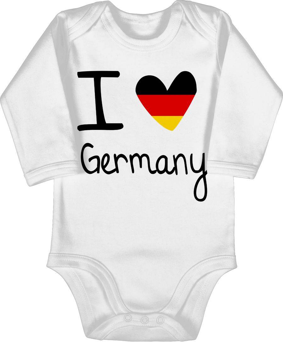 Shirtracer I love Germany: T-Shirt Turnbeutel Shirtracer