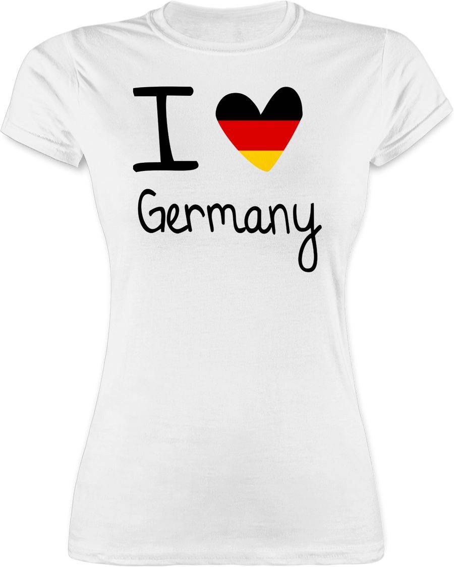 Shirtracer I love Germany: T-Shirt Turnbeutel Shirtracer