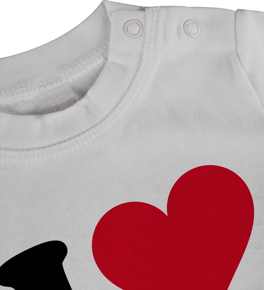 Shirtracer I Love Mama: T-Shirt Turnbeutel Shirtracer