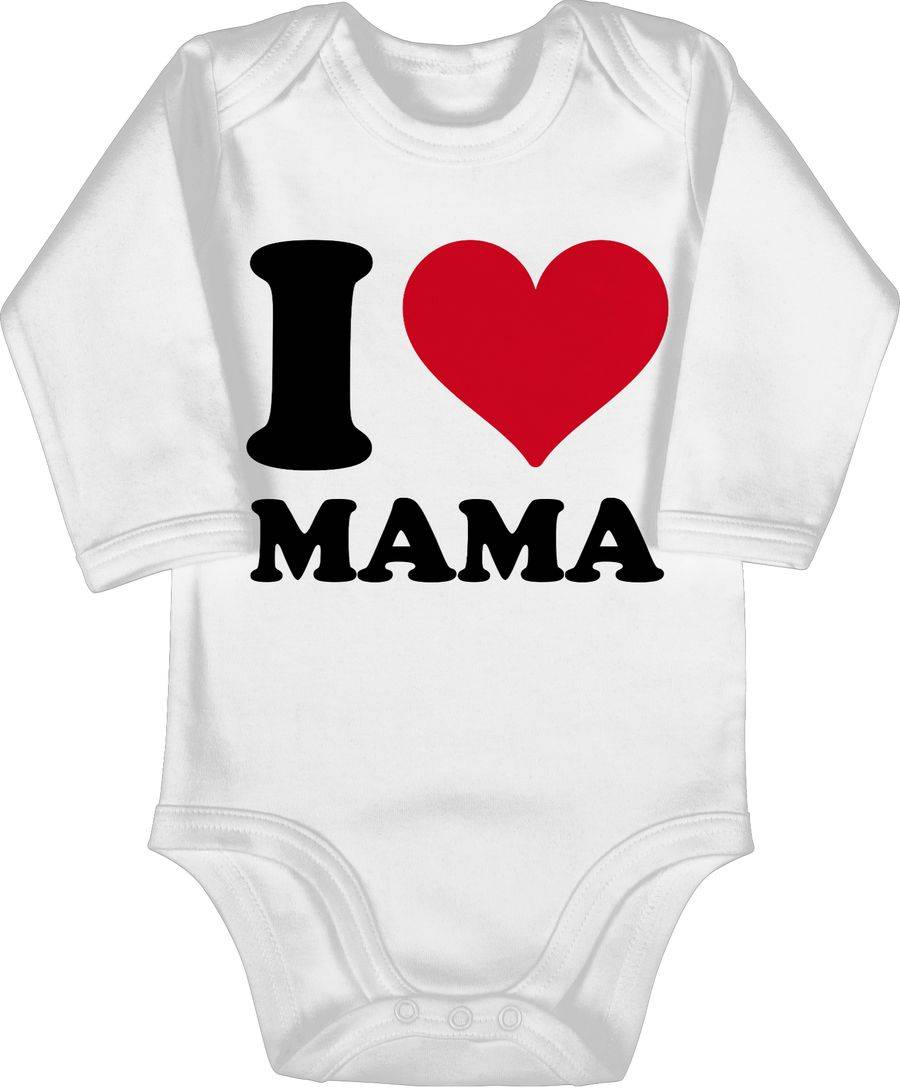 Shirtracer I Love Mama: T-Shirt Turnbeutel Shirtracer