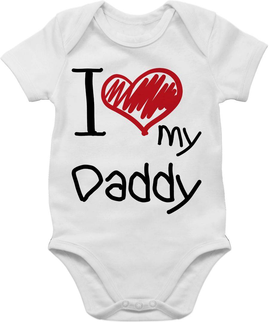 Shirtracer I love my Daddy schwarz: Tshirt Rucksack Shirtracer