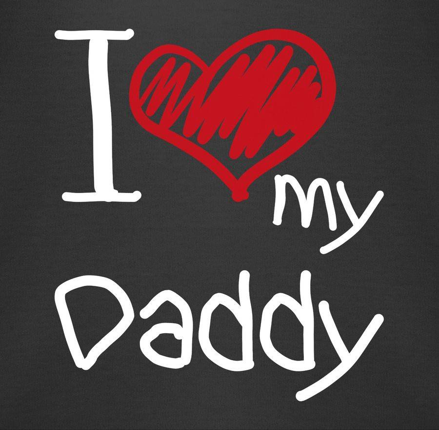 Shirtracer I Love My Daddy Weiß Shirts & Mehr Shirtracer