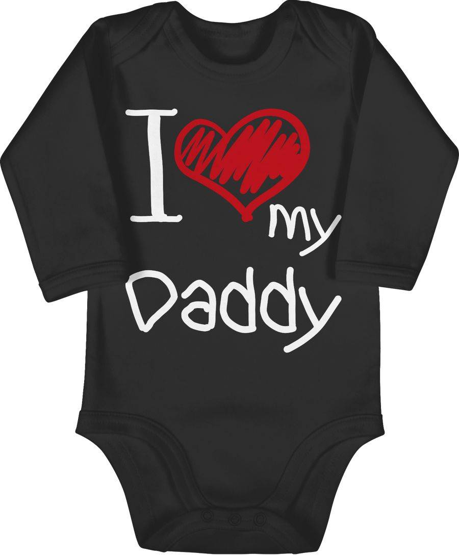 Shirtracer I love my Daddy weiß Shirts & Mehr Shirtracer