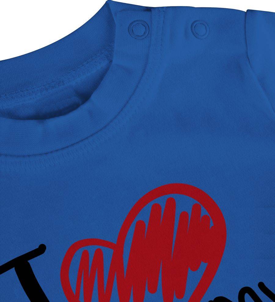 Shirtracer I Love My Mama Schwarz: Tshirt Gym Bag Shirtracer