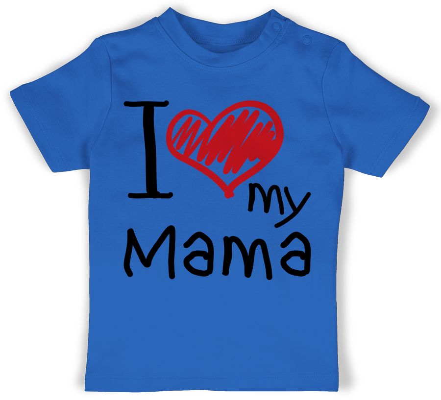 Shirtracer I love my Mama schwarz: Tshirt Gym Bag Shirtracer