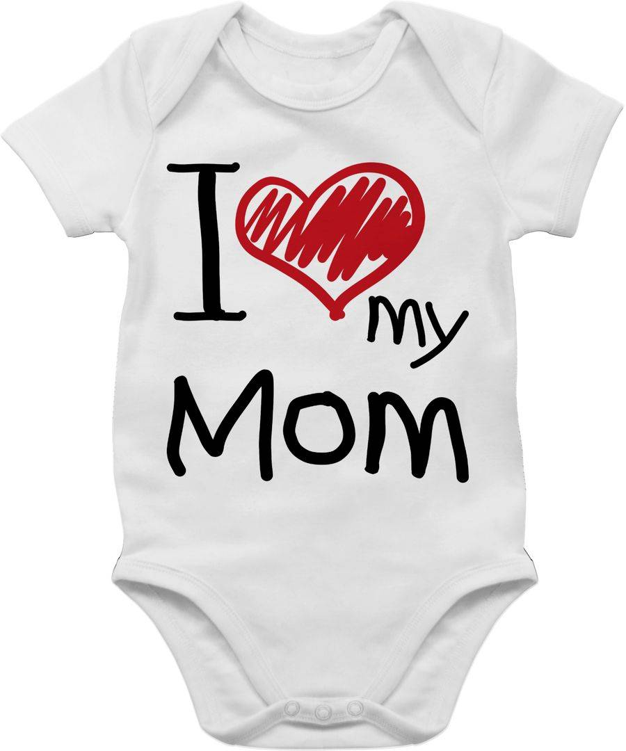 Shirtracer I love my Mom schwarz Shirts & Mehr Shirtracer