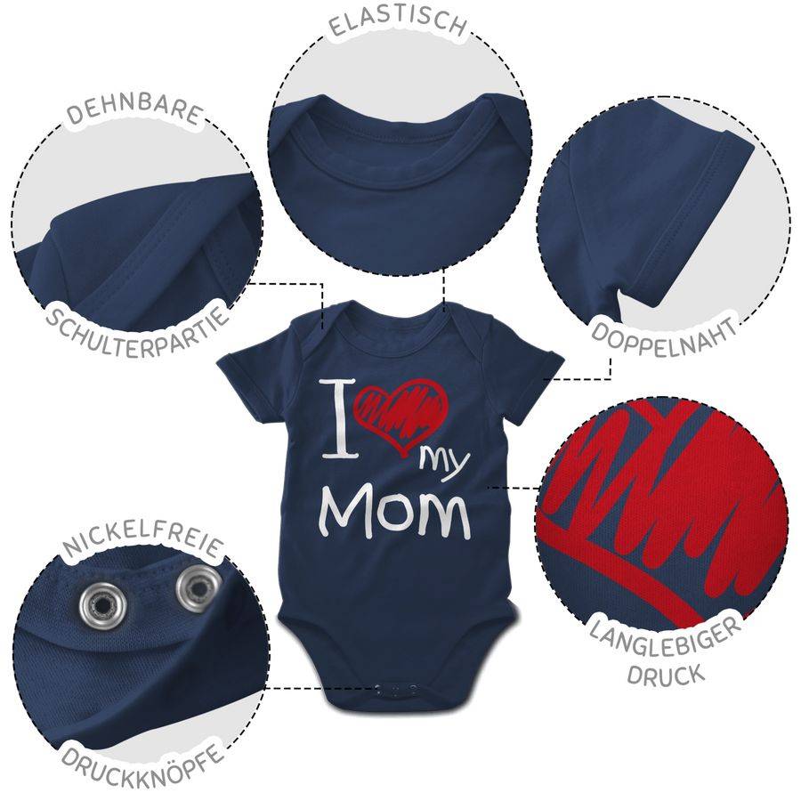 Shirtracer I Love My Mom: T-Shirt Gym Bag Shirtracer