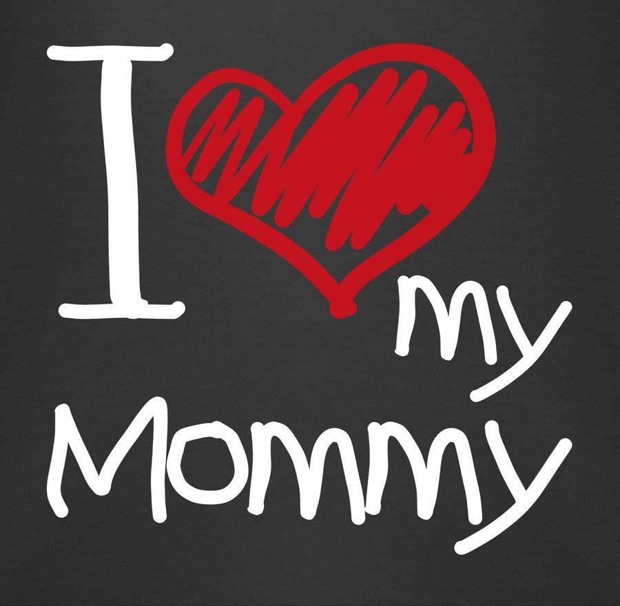 Shirtracer I Love My Mommy Weiß: T-Shirt Rucksack Shirtracer