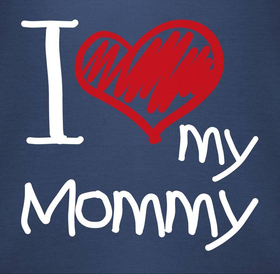 Shirtracer I Love My Mommy Weiß: T-Shirt Rucksack Shirtracer