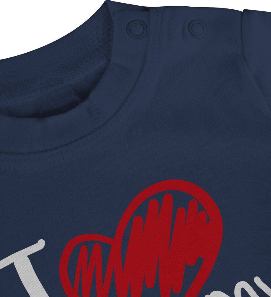 Shirtracer I Love My Mommy Weiß: T-Shirt Rucksack Shirtracer