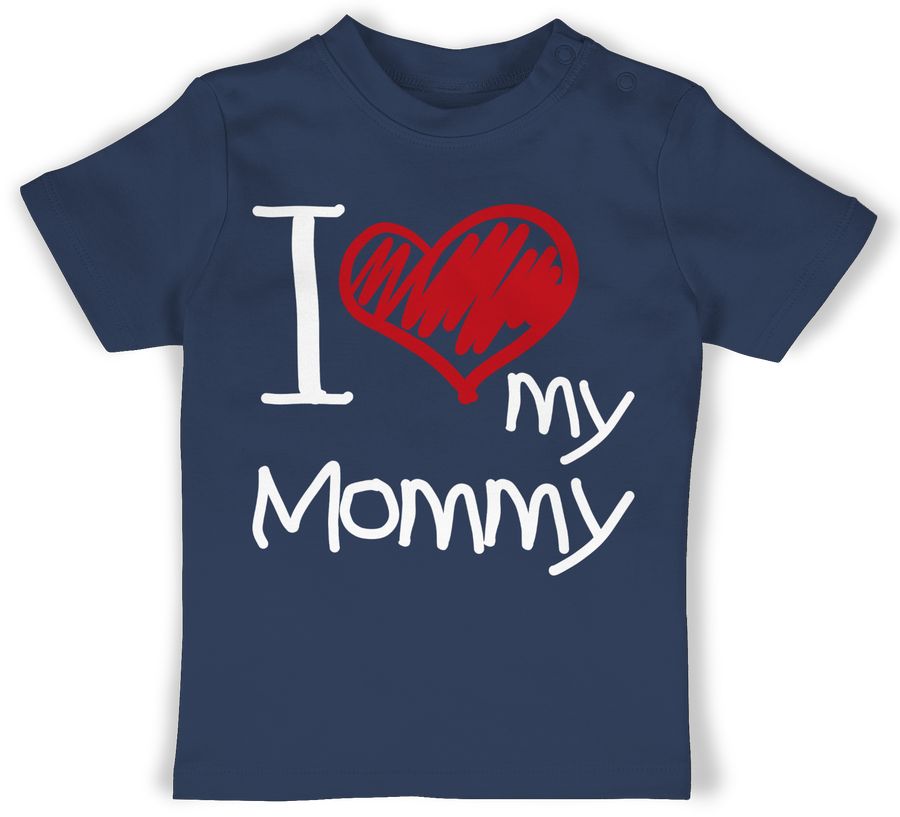 Shirtracer I love my Mommy weiß: T-Shirt Rucksack Shirtracer