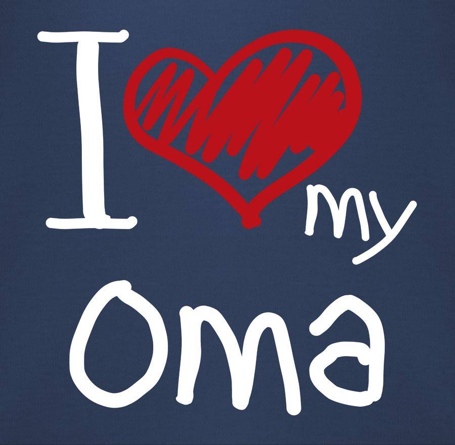Shirtracer I Love My Oma Weiß Shirts & Mehr Shirtracer