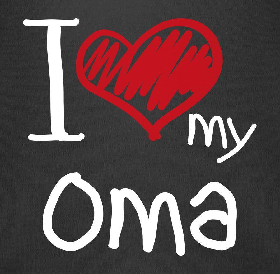 Shirtracer I Love My Oma Weiß Shirts & Mehr Shirtracer