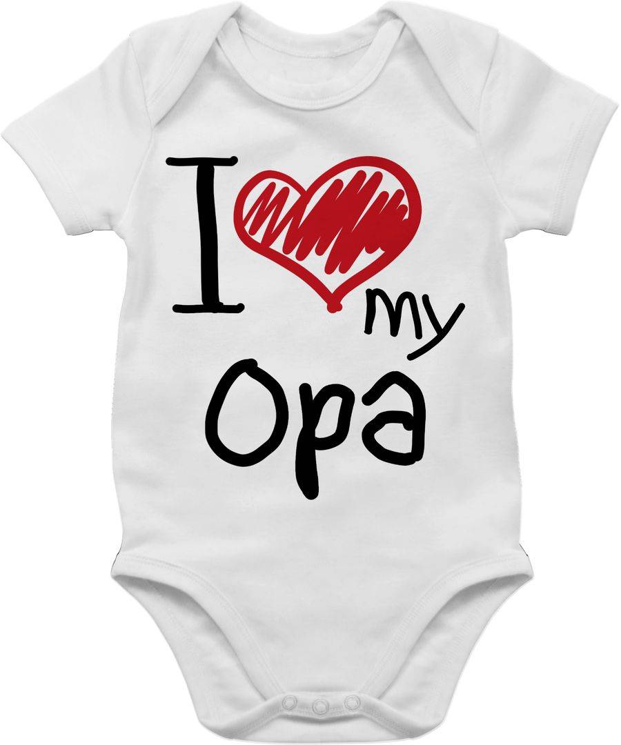Shirtracer I love my Opa I: T-Shirt Turnbeutel Shirtracer