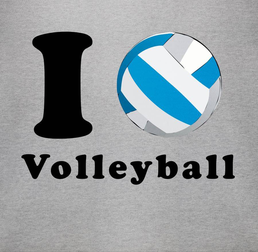 Shirtracer I Love Volleyball: T-Shirt Rucksack Shirtracer