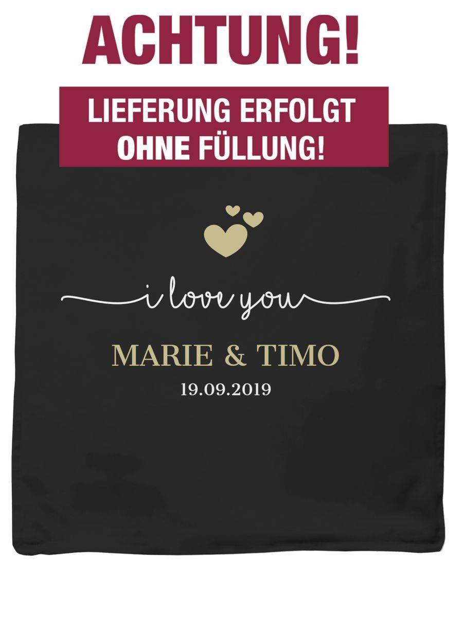 Shirtracer I Love You Mit Namen Datum Shirts & Mehr Shirtracer