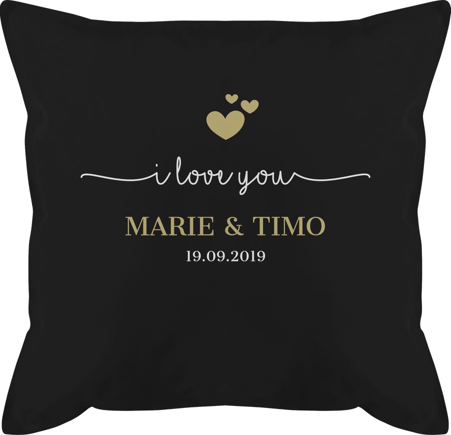 Shirtracer I Love You mit Namen Datum Shirts & Mehr Shirtracer