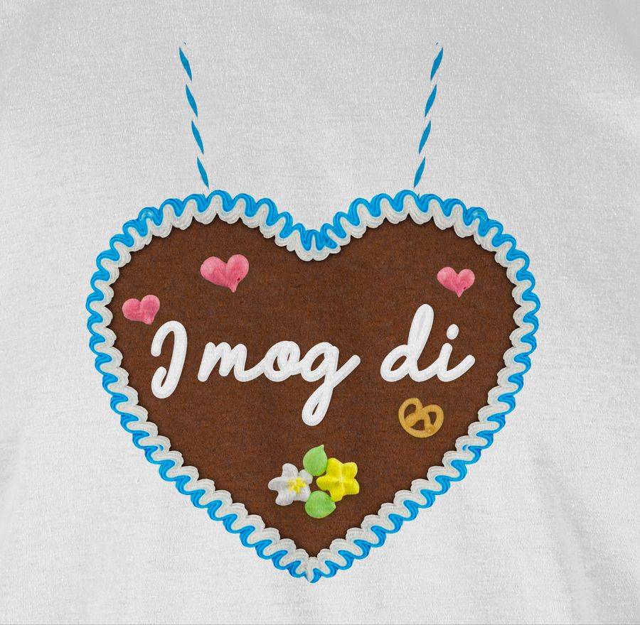 Shirtracer I Mog Di - Lebkuchenherz - Gänseblümchen Butterblume Herzen Shirts & Mehr Shirtracer