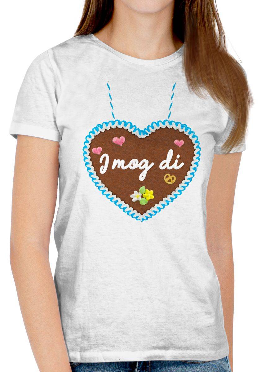 Shirtracer I Mog Di - Lebkuchenherz - Gänseblümchen Butterblume Herzen Shirts & Mehr Shirtracer