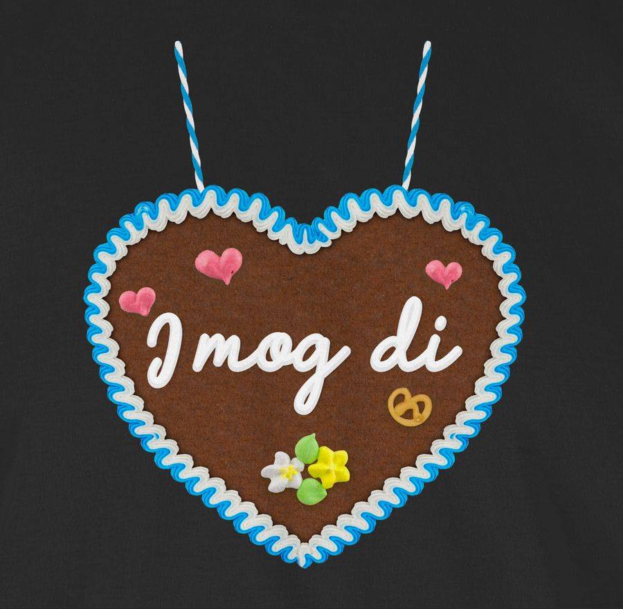 Shirtracer I Mog Di - Lebkuchenherz - Gänseblümchen Butterblume Herzen Shirts & Mehr Shirtracer
