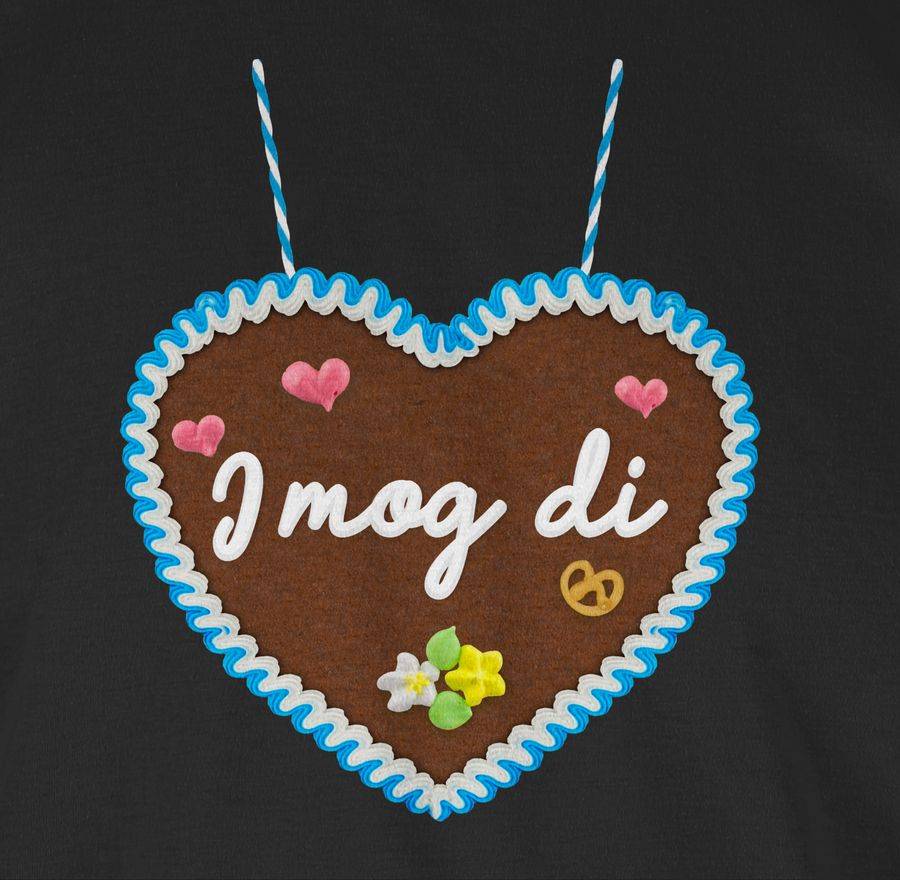 Shirtracer I Mog Di - Lebkuchenherz - Gänseblümchen Butterblume Herzen Shirts & Mehr Shirtracer