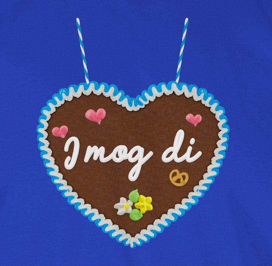 Shirtracer I Mog Di - Lebkuchenherz - Gänseblümchen Butterblume Herzen Shirts & Mehr Shirtracer