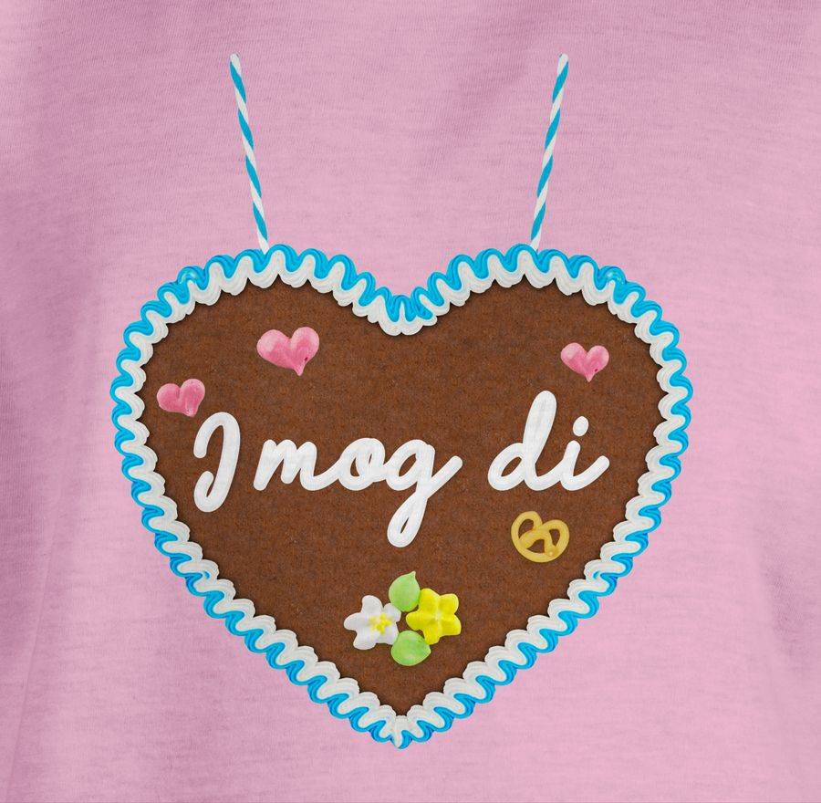 Shirtracer I Mog Di - Lebkuchenherz - Gänseblümchen Butterblume Herzen Shirts & Mehr Shirtracer