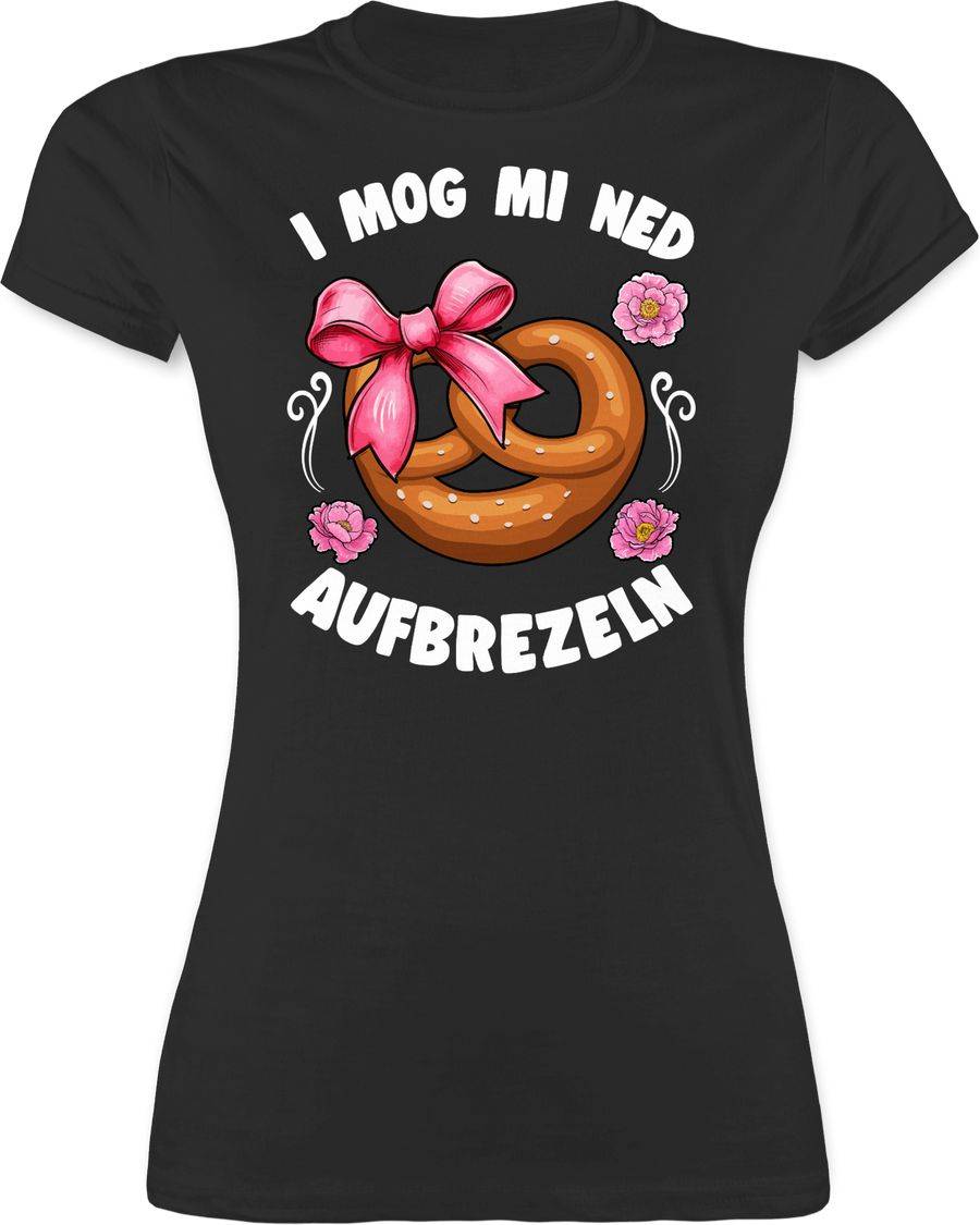 Shirtracer I mog mi ned aufbrezeln: T-Shirt Turnbeutel Shirtracer
