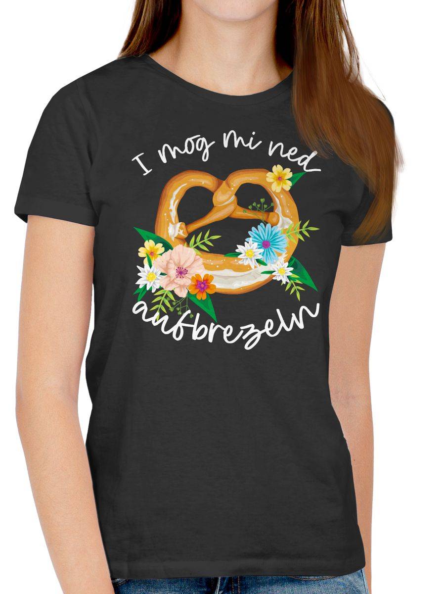 Shirtracer I Mog Mi Ned Aufbrezeln! - Weiß: T-Shirt Turnbeutel Shirtracer