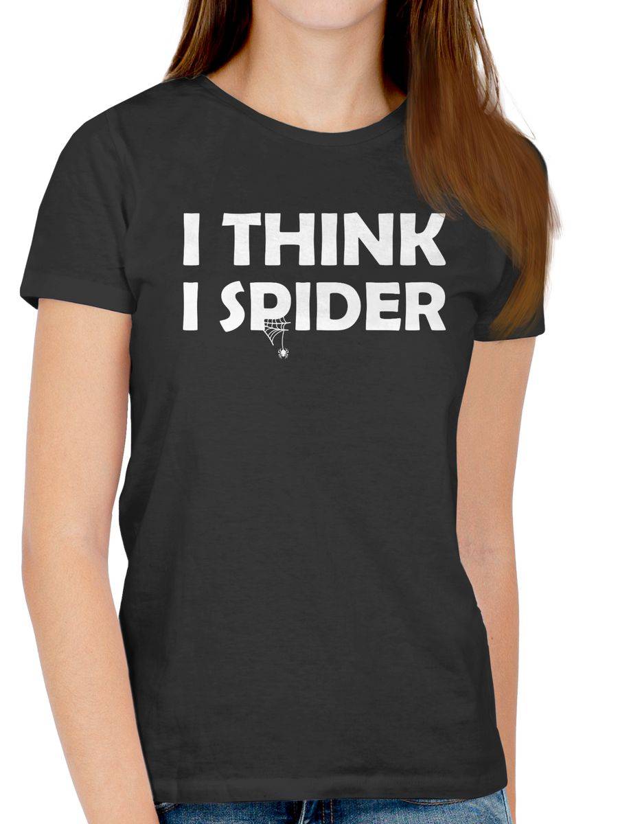 Shirtracer I Think I Spider - Weiß Shirts & Mehr Shirtracer