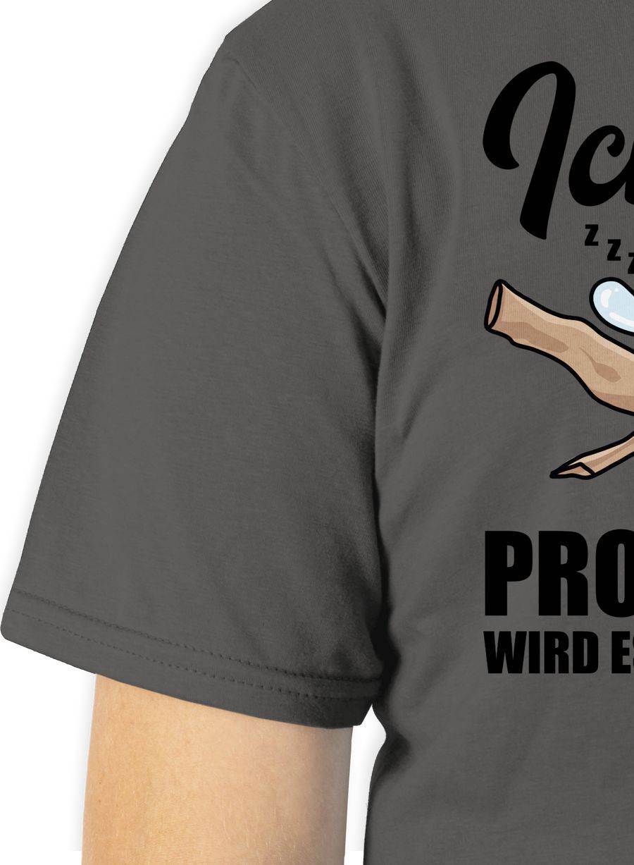 Shirtracer Ich Atme! Produktiver Wird Es Heute Nicht Mehr - Mit Faultier: T-Shirt Turnbeute Shirtracer