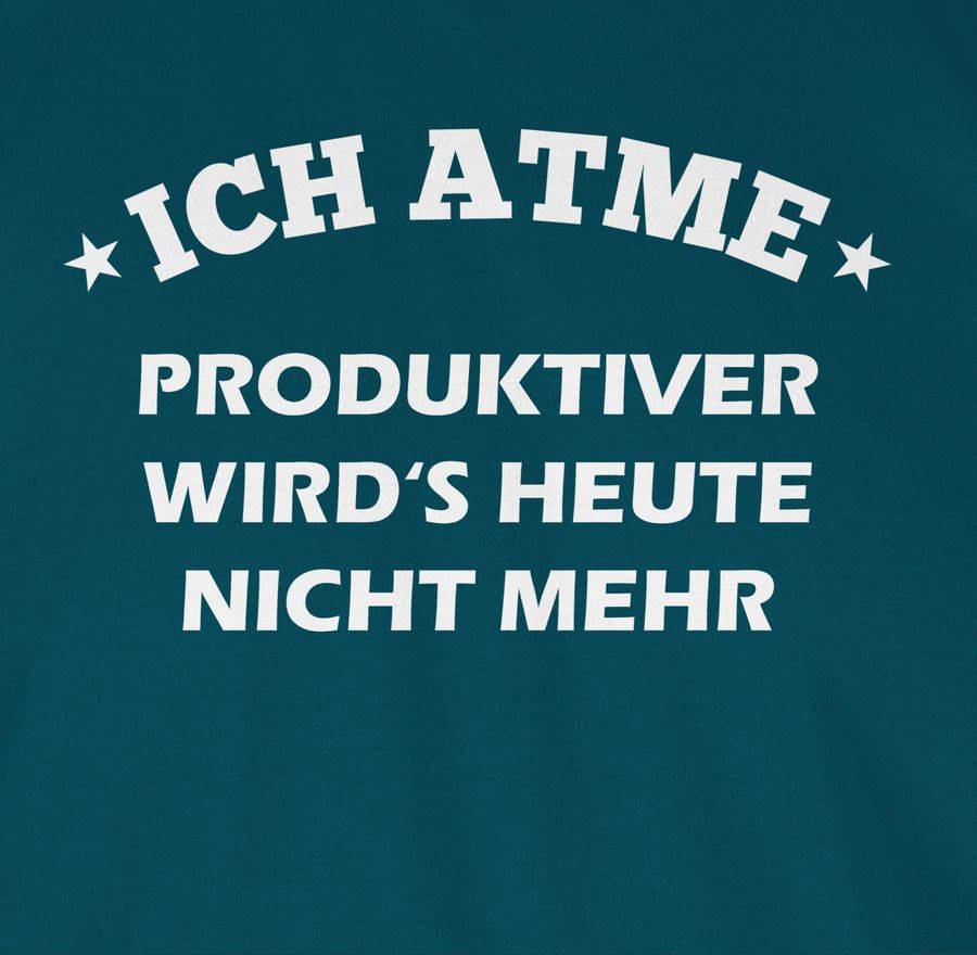 Shirtracer Ich Atme Produktiver Wird Es Heute Nicht Mehr: Tshirt Rucksack Shirtracer