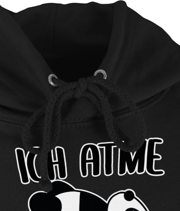 Shirtracer Ich Atme Produktiver Wird Es Nicht Mehr Mit Panda - Weiß: T-Shirt Turnbeutel Shirtracer
