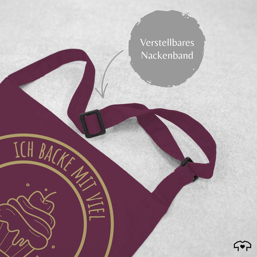 Shirtracer Ich Backe Mit Viel Liebe: T-Shirt Gym Bag Shirtracer